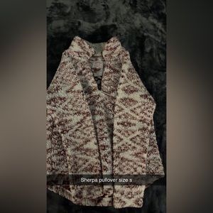 Aztec Sherpa pullover